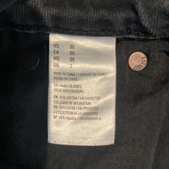 American Eagle Black Jean Skirt - Picture 4 of 4